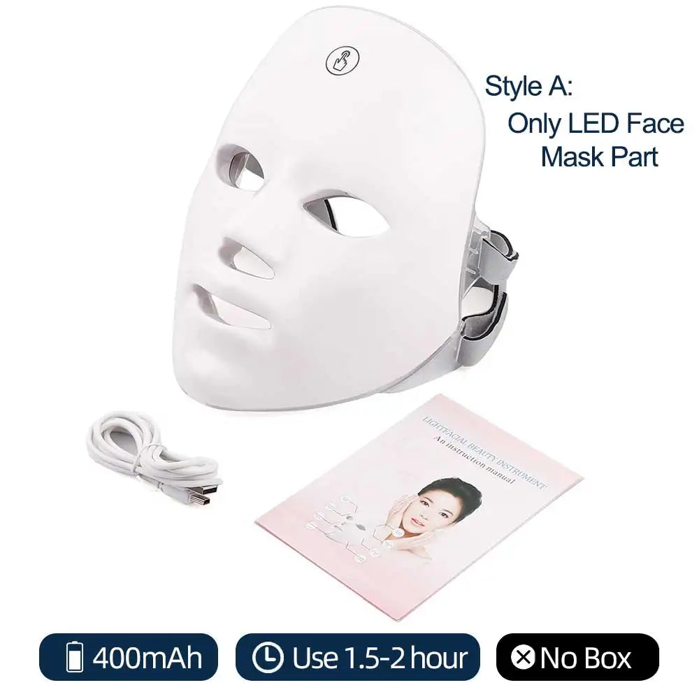 LED Light Therapy Face & Neck Mask